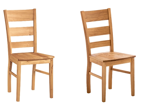 Moderne Holzstühle ohne Polster